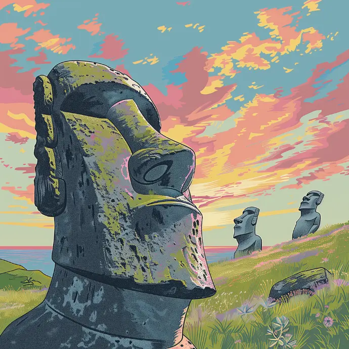 Easter Island Moai Statues #1