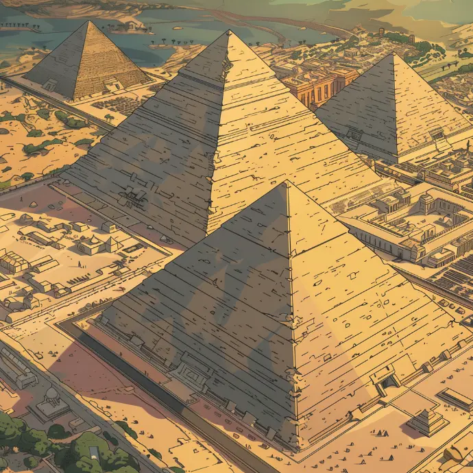 Pyramids of Giza #1
